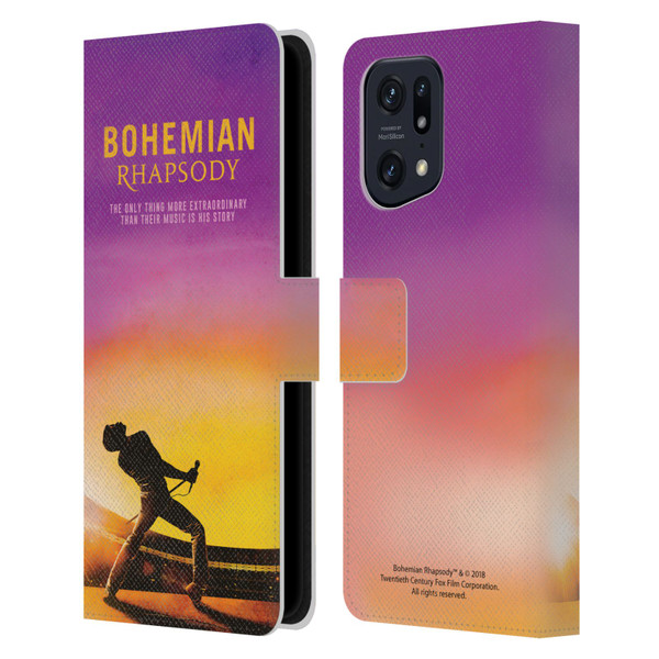 Queen Bohemian Rhapsody Iconic Movie Poster Leather Book Wallet Case Cover For OPPO Find X5