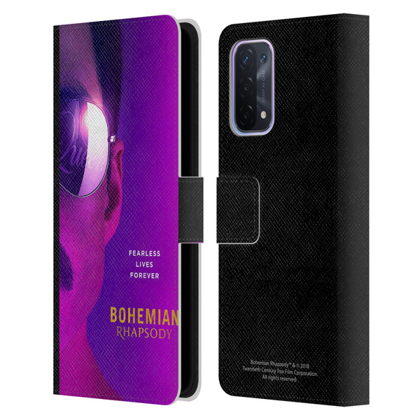Queen Bohemian Rhapsody Movie Poster Leather Book Wallet Case Cover For OPPO A54 5G