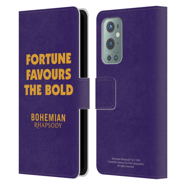 Queen Bohemian Rhapsody Fortune Quote Leather Book Wallet Case Cover For OnePlus 9