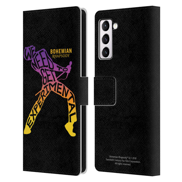 Queen Bohemian Rhapsody Experimental Quote Leather Book Wallet Case Cover For Samsung Galaxy S21+ 5G