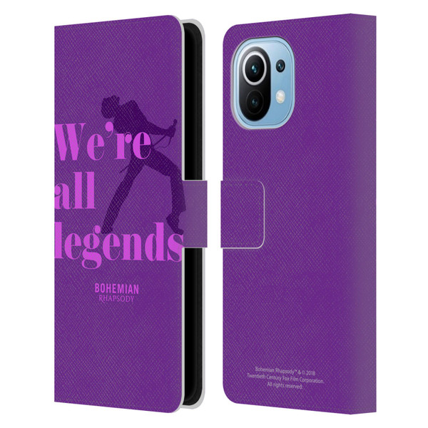 Queen Bohemian Rhapsody Legends Leather Book Wallet Case Cover For Xiaomi Mi 11