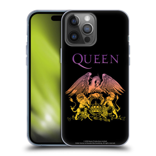 Queen Bohemian Rhapsody Logo Crest Soft Gel Case for Apple iPhone 14 Pro Max