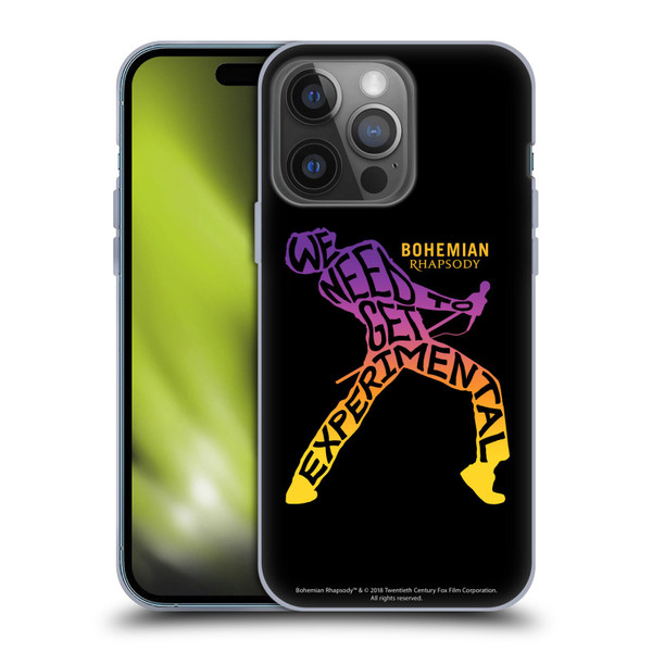 Queen Bohemian Rhapsody Experimental Quote Soft Gel Case for Apple iPhone 14 Pro