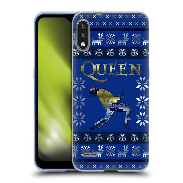 Queen Christmas Freddie Mercury Knitwork Soft Gel Case for LG K22