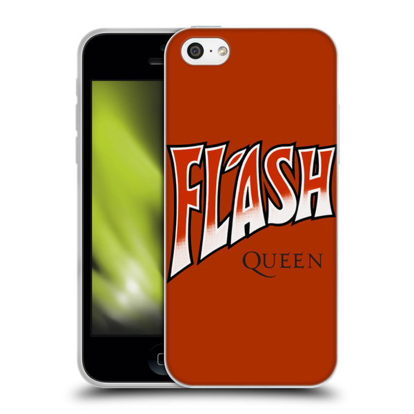 Queen Key Art Flash Soft Gel Case for Apple iPhone 5c
