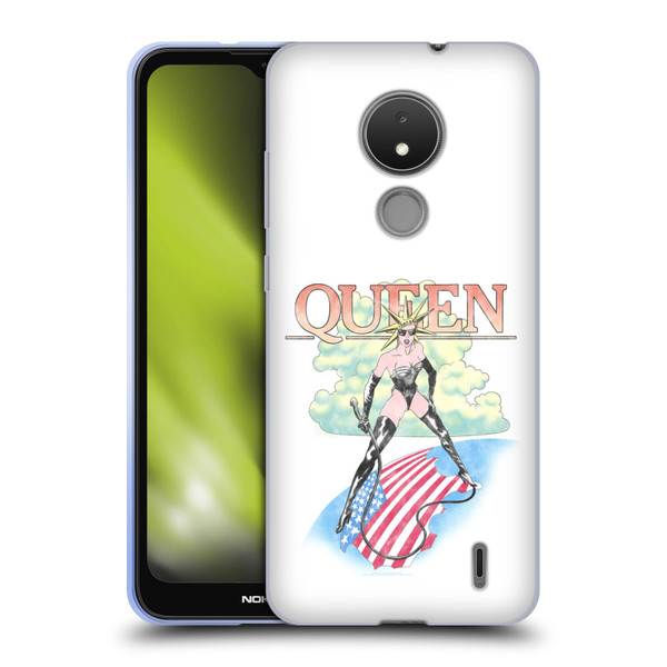 Queen Key Art Vintage Tour Soft Gel Case for Nokia C21