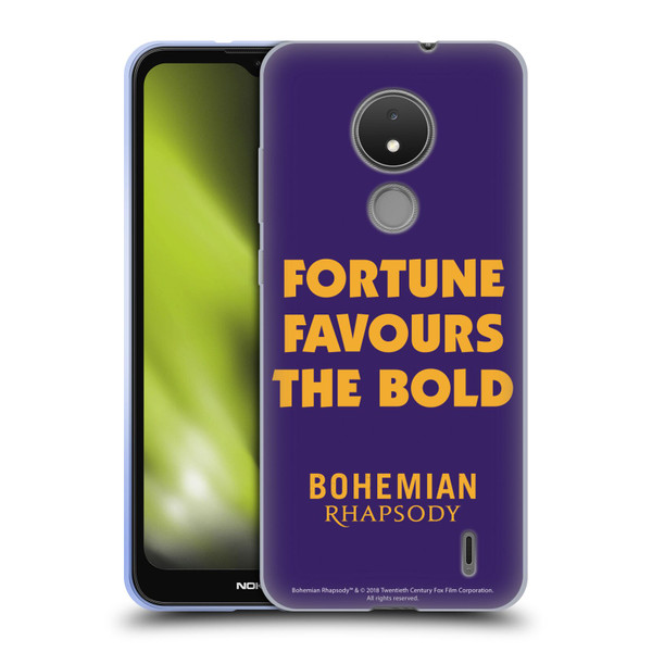 Queen Bohemian Rhapsody Fortune Quote Soft Gel Case for Nokia C21