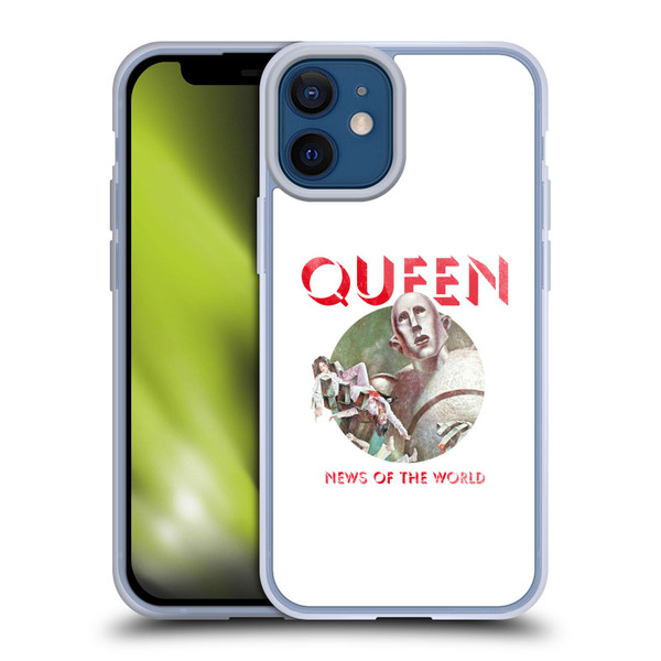 Queen Key Art News Of The World Soft Gel Case for Apple iPhone 12 Mini
