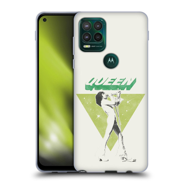 Queen Key Art Freddie Mercury Soft Gel Case for Motorola Moto G Stylus 5G 2021
