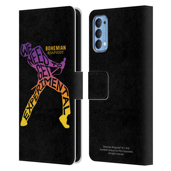 Queen Bohemian Rhapsody Experimental Quote Leather Book Wallet Case Cover For OPPO Reno 4 5G