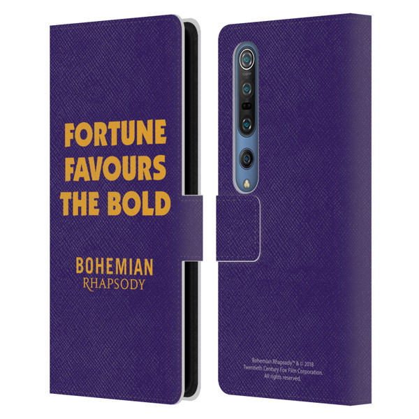 Queen Bohemian Rhapsody Fortune Quote Leather Book Wallet Case Cover For Xiaomi Mi 10 5G / Mi 10 Pro 5G