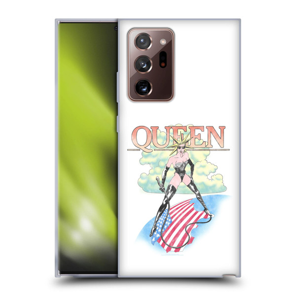 Queen Key Art Vintage Tour Soft Gel Case for Samsung Galaxy Note20 Ultra / 5G