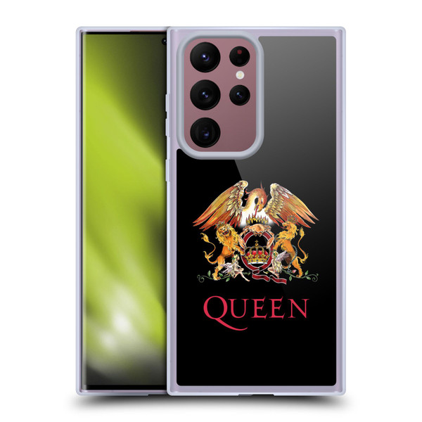 Queen Key Art Crest Soft Gel Case for Samsung Galaxy S22 Ultra 5G