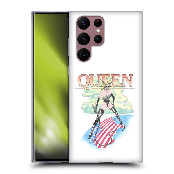 Queen Key Art Vintage Tour Soft Gel Case for Samsung Galaxy S22 Ultra 5G