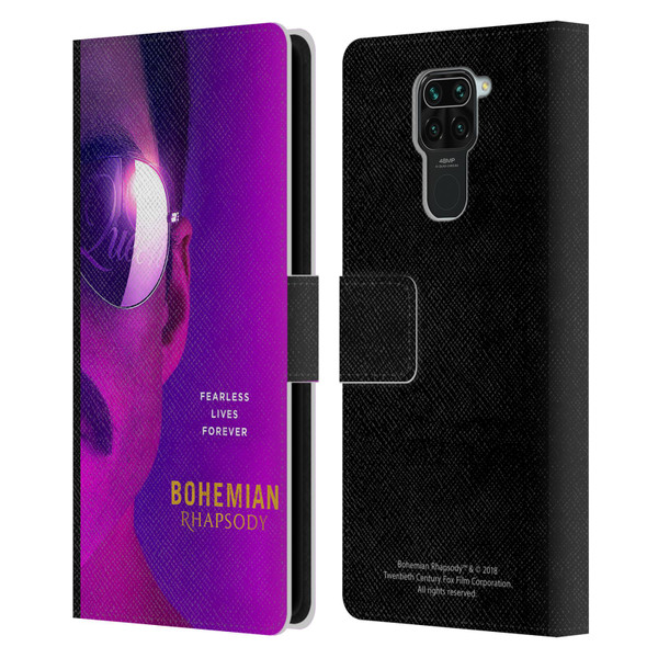 Queen Bohemian Rhapsody Movie Poster Leather Book Wallet Case Cover For Xiaomi Redmi Note 9 / Redmi 10X 4G