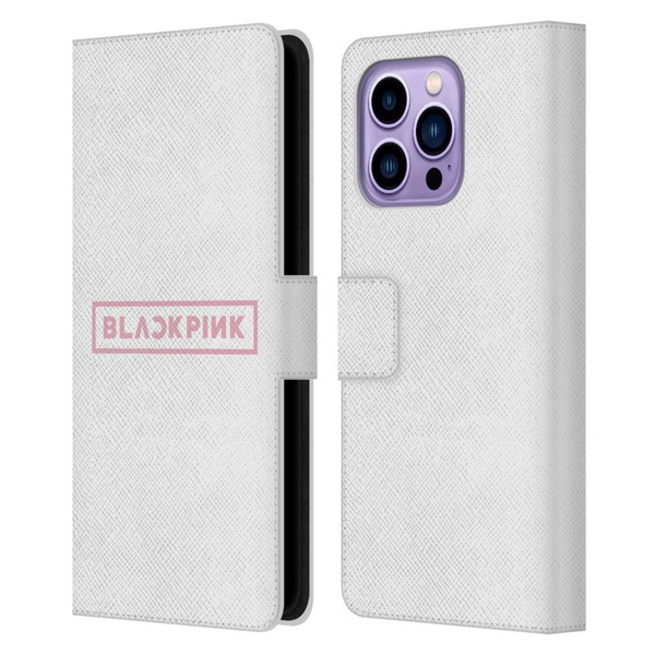 Blackpink The Album Logo Leather Book Wallet Case Cover For Apple iPhone 14 Pro Max
