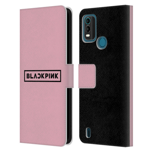 Blackpink The Album Black Logo Leather Book Wallet Case Cover For Nokia G11 Plus