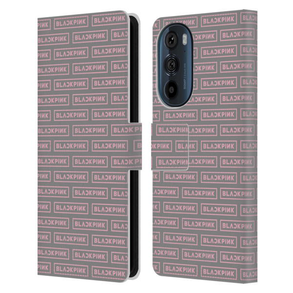 Blackpink The Album Pattern Leather Book Wallet Case Cover For Motorola Edge 30