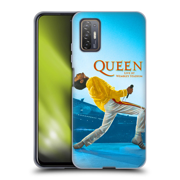 Queen Key Art Freddie Mercury Live At Wembley Soft Gel Case for HTC Desire 21 Pro 5G