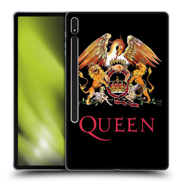 Queen Key Art Crest Soft Gel Case for Samsung Galaxy Tab S8 Plus