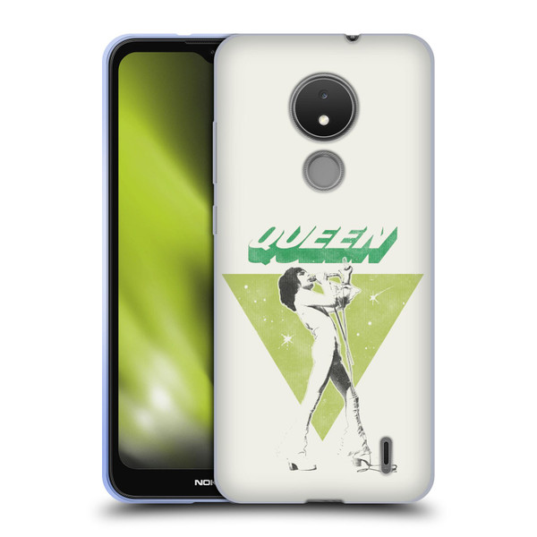 Queen Key Art Freddie Mercury Soft Gel Case for Nokia C21