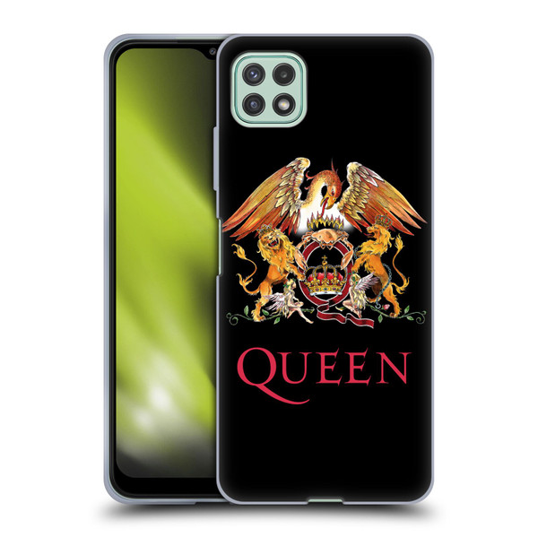 Queen Key Art Crest Soft Gel Case for Samsung Galaxy A22 5G / F42 5G (2021)