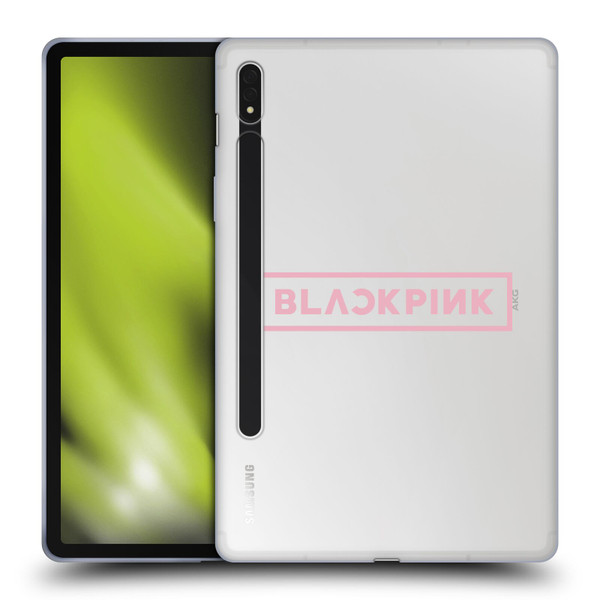 Blackpink The Album Logo Soft Gel Case for Samsung Galaxy Tab S8