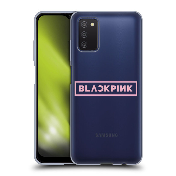 Blackpink The Album Logo Soft Gel Case for Samsung Galaxy A03s (2021)