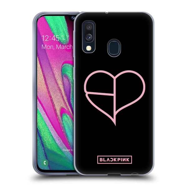 Blackpink The Album Heart Soft Gel Case for Samsung Galaxy A40 (2019)