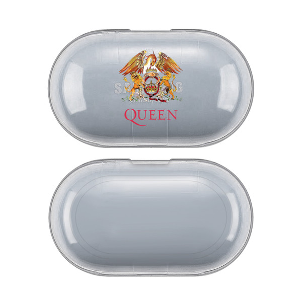 Queen Iconic Crest Clear Hard Crystal Cover for Samsung Galaxy Buds / Buds Plus