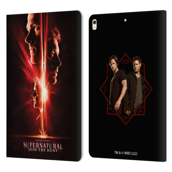 Supernatural Key Art Sam, Dean & Castiel Leather Book Wallet Case Cover For Apple iPad Pro 10.5 (2017)