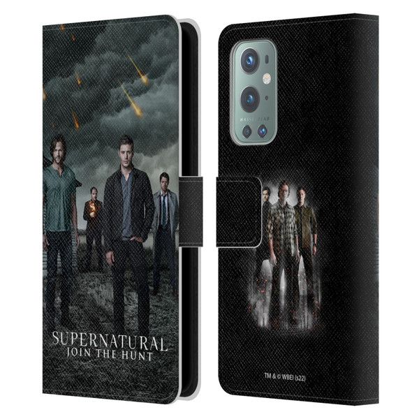 Supernatural Key Art Season 12 Group Leather Book Wallet Case Cover For OnePlus 9