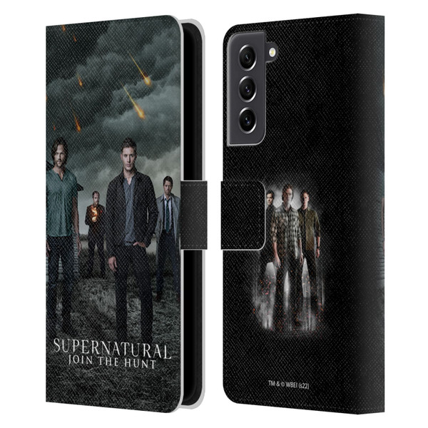 Supernatural Key Art Season 12 Group Leather Book Wallet Case Cover For Samsung Galaxy S21 FE 5G
