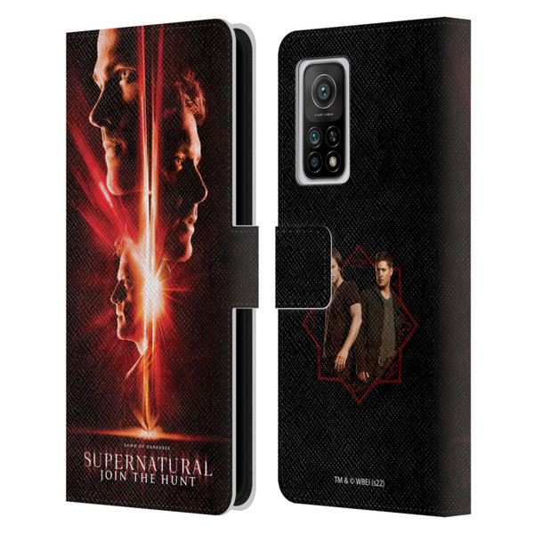 Supernatural Key Art Sam, Dean & Castiel Leather Book Wallet Case Cover For Xiaomi Mi 10T 5G
