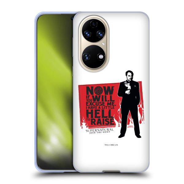 Supernatural Graphic Sam, Dean & Castiel Soft Gel Case for Huawei P50