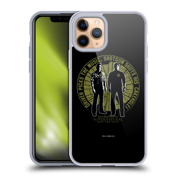 Supernatural Graphic Sam & Dean Soft Gel Case for Apple iPhone 11 Pro