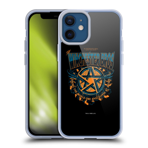 Supernatural Graphic Apocalypse Soft Gel Case for Apple iPhone 12 Mini