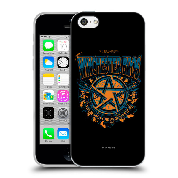 Supernatural Graphic Apocalypse Soft Gel Case for Apple iPhone 5c