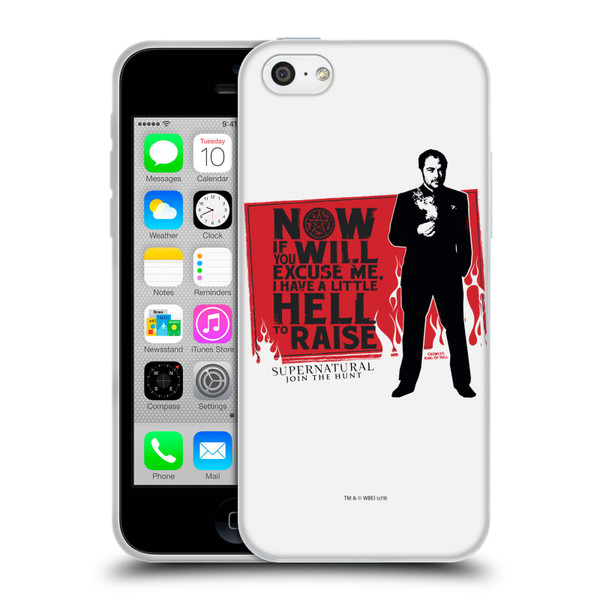 Supernatural Graphic Sam, Dean & Castiel Soft Gel Case for Apple iPhone 5c