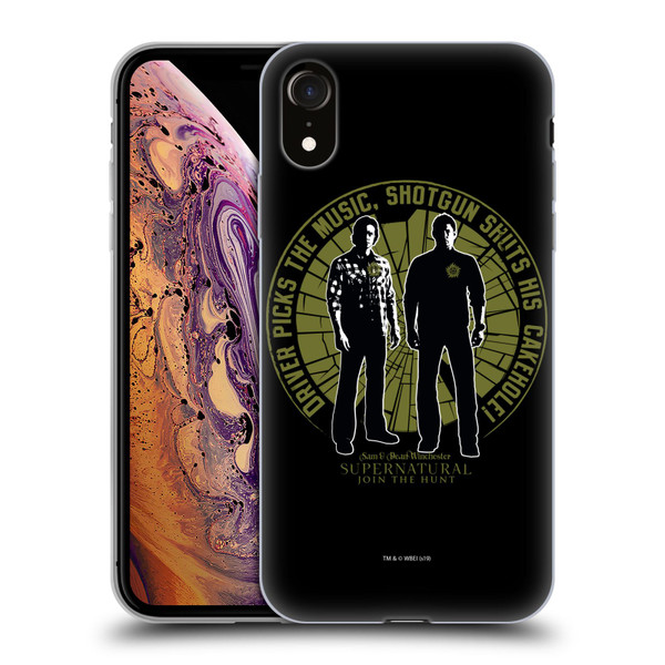 Supernatural Graphic Sam & Dean Soft Gel Case for Apple iPhone XR