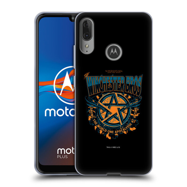 Supernatural Graphic Apocalypse Soft Gel Case for Motorola Moto E6 Plus