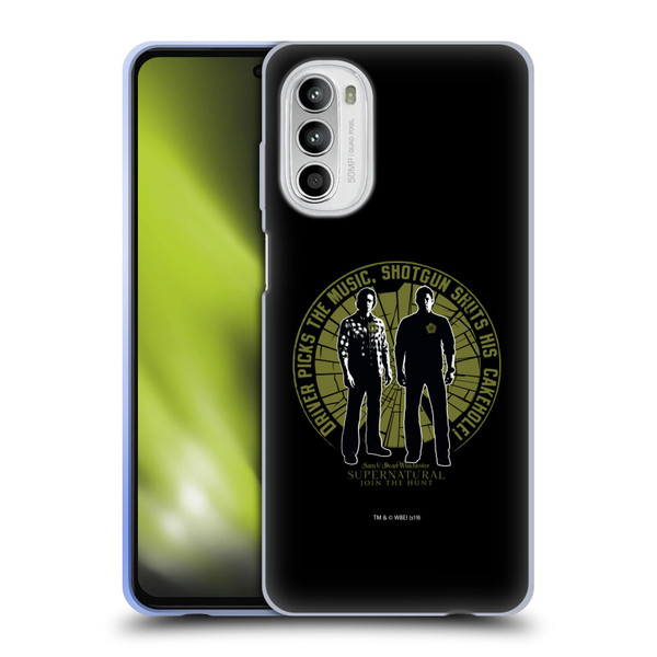 Supernatural Graphic Sam & Dean Soft Gel Case for Motorola Moto G52