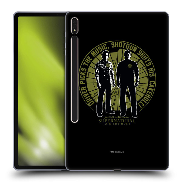 Supernatural Graphic Sam & Dean Soft Gel Case for Samsung Galaxy Tab S8 Plus