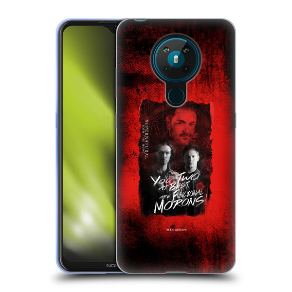 Supernatural Graphic Castiel Soft Gel Case for Nokia 5.3