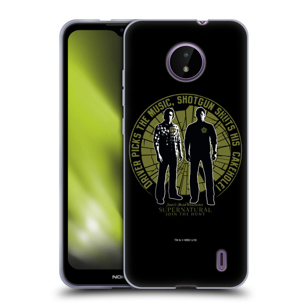 Supernatural Graphic Sam & Dean Soft Gel Case for Nokia C10 / C20
