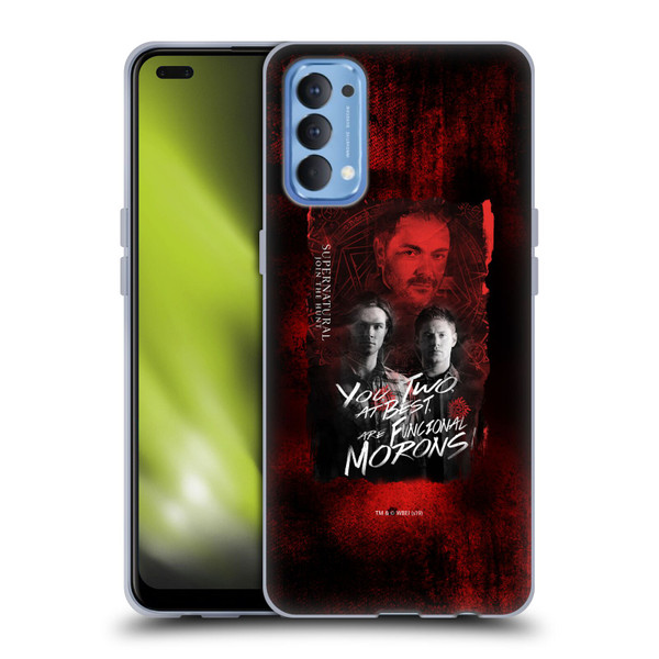 Supernatural Graphic Castiel Soft Gel Case for OPPO Reno 4 5G