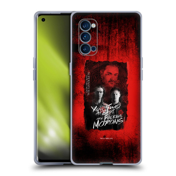 Supernatural Graphic Castiel Soft Gel Case for OPPO Reno 4 Pro 5G