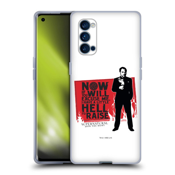Supernatural Graphic Sam, Dean & Castiel Soft Gel Case for OPPO Reno 4 Pro 5G