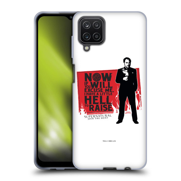 Supernatural Graphic Sam, Dean & Castiel Soft Gel Case for Samsung Galaxy A12 (2020)