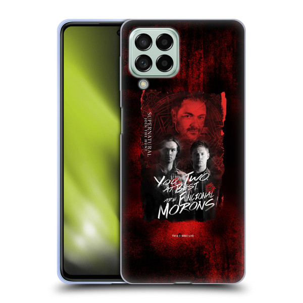 Supernatural Graphic Castiel Soft Gel Case for Samsung Galaxy M53 (2022)